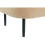 Canapé DKD Home Decor Noir Beige Métal Scandi 127,5 x 73,5 x 64 cm