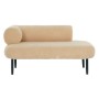 Canapé DKD Home Decor Noir Beige Métal Scandi 127,5 x 73,5 x 64 cm