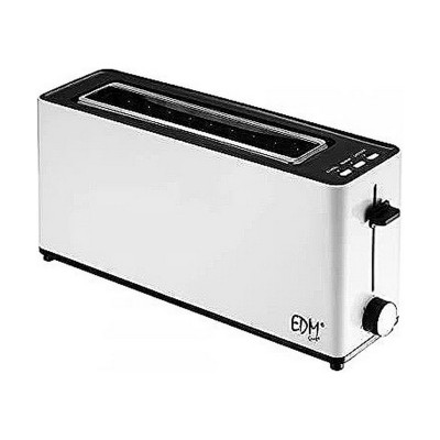 Toaster EDM 07639 White Design 900 W