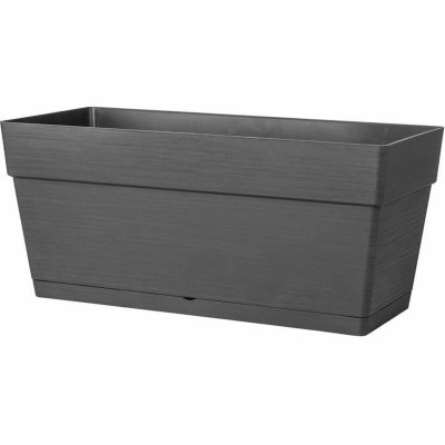 Planter Deroma Dark grey 35 x 79 x 35 cm 75 L