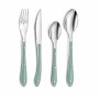 Cutlery Set Amefa Bistro Green Metal 24 Pieces