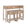 Console Home ESPRIT Teck Bois Recyclé 121 x 35 x 88 cm (3 Pièces)