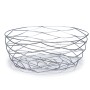 Fruit Bowl Silver Metal 27 x 11 x 27 cm (24 Units)