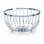 Fruit Bowl Iron Silver 25 x 14 x 25 cm (24 Units)