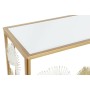 Console DKD Home Decor Blanc Doré Métal Miroir 108 x 37 x 80 cm