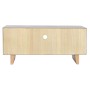 TV furniture Home ESPRIT Beige Natural Jute Pinewood 120 x 40 x 55 cm