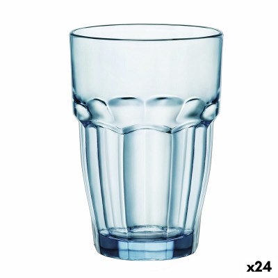 Verre Bormioli Rocco Rock Bar Bleu verre 370 ml (24 Unités)