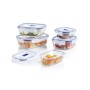 Boîte à lunch hermétique Luminarc Pure Box Active 380 ml Bicolore verre (6 Unités)