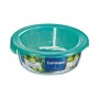 Round Lunch Box with Lid Luminarc Keep'n Lagon 13,5 x 6 cm Turquoise 680 ml Glass (6 Units)