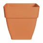 Pot Elho Ø 36 cm Marron Plastique Carré Moderne