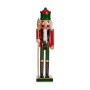 Decorative Figure Nutcracker Music Movement Red Green Extendable Plastic