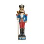 Decorative Figure Nutcracker Blue LED Light Polyresin 20 x 92 x 28 cm