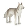 Decoration Christmas 87 cm Dog Grey White Synthetic