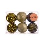 Lot de boules de Noël Ø 7 cm Vert PVC (12 Unités)