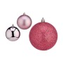 Set of Christmas balls Pink Plastic Ø 8 cm (24 Units)