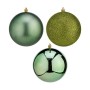 Lot de boules de Noël 15 x 16 x 15 cm Vert (4 Unités)