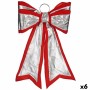 Lien Décorations de Noël 40 x 60 cm Rouge Argenté PVC (6 Unités)