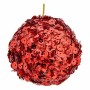 Lot de boules de Noël Paillettes Rouge Plastique 10 x 10 x 10 cm (8 Unités)