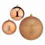 Set of Christmas balls Copper Plastic 10 x 10 x 60 cm (12 Units)