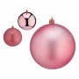 Lot de boules de Noël Rose Plastique 12 x 13 x 12 cm (6 Unités)