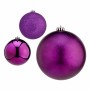 Lot de boules de Noël Violet Plastique Ø 15 cm (4 Unités)