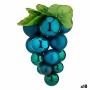 Christmas Bauble Grapes Small Blue Plastic 14 x 14 x 25 cm (18 Units)