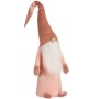 Decorative Figure Gnome White Pink Polyester Wood Sand 20 x 100 x 25 cm (8 Units)