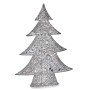 Decorative Figure Christmas Tree Metal Silver 12 x 59,5 x 48,5 cm (3 Units)