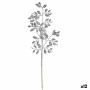 Branche Paillettes Argenté Métal Plastique 41 x 75 x 2,5 cm (12 Unités)