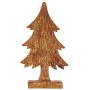 Decorative Figure Christmas Tree Golden Wood 5 x 31 x 15,5 cm (6 Units)