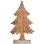 Decorative Figure Christmas Tree Silver Wood 5 x 31 x 15 cm (6 Units)