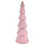 Christmas Tree Velvet Pink Wood 12 x 34,5 x 12 cm (8 Units)