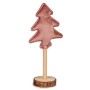 Christmas Tree Polyester Pink Wood 8 x 13 x 30 cm (12 Units)