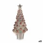 Decorative Figure Christmas Tree Pink polypropylene PET 16 x 37,5 x 16 cm (12 Units)