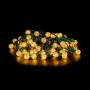 Wreath of LED Lights Yellow 800 x 10 x 2 cm (12 Units)