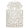 Décorations de Noël Boîte Cadeau Blanc Plastique Paillettes 7,4 x 12 x 4 cm (24 Unités)