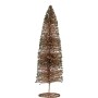 Sapin de Noël Paillettes champagne 10 x 40 x 10 cm (6 Unités)