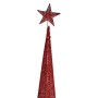 Sapin de Noël Tour Rouge Métal Plastique 39 x 186 x 39 cm (4 Unités)