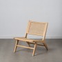 Fauteuil Naturel Bois Rotin 60,5 x 73,5 x 72,5 cm