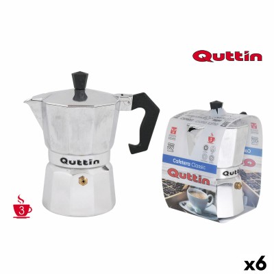 Cafetière Italienne Quttin 105187 (6 Unités)