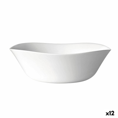 Saladier Bormioli Rocco Parma Blanc verre (24 cm) (12 Unités)