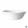 Salad Bowl Bormioli Rocco Parma White Glass (24 cm) (12 Units)