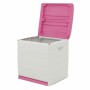 Coffre Plastiken 60 x 61 x 53 cm Beige Fuchsia Plastique