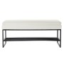 Banc de Pied de Lit DKD Home Decor Noir Beige Fer 80,5 x 36 x 35,5 cm