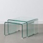 Side table 50 x 45 x 33 cm Transparent (2 Units)