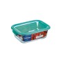 Boîte à repas rectangulaire avec couvercle Luminarc Keep'n Lagon Turquoise 1,97 l 22 x 15,6 x 7,2 cm verre (6 Unités)