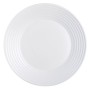 Dessous d'Assiette Luminarc Harena Blanc verre (Ø 27 cm) (24 Unités)