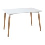 Dining Table Atmosphera Roka beech wood White (150 x 80 x 74 cm)