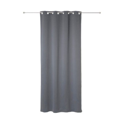 Rideaux Atmosphera Opaque Gris Polyester 2 Unités (135 x 240 cm)