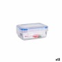 Hermetic Lunch Box Quttin 500 ml Rectangular 15 x 10 x 6 cm (12 Units)